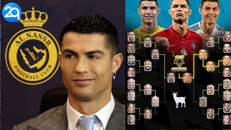 Ronaldo vượt trội Messi trong cuộc bình chọn "Cầu thủ hay nhất"